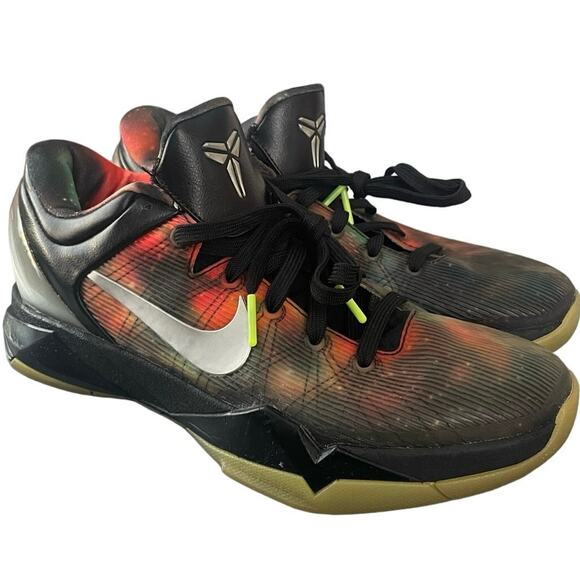Nike Zoom Kobe 7 VII Galaxy All Star 2012 Size 8.5 Black Silver 520810-001